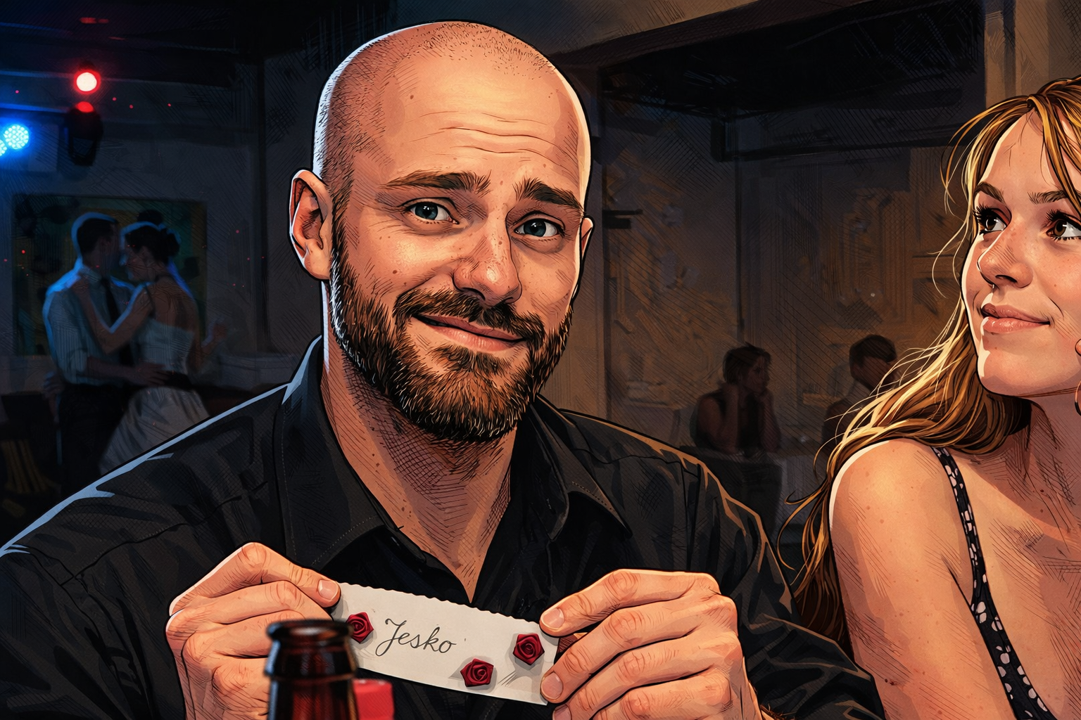 A picture of me and a very dreamy lady